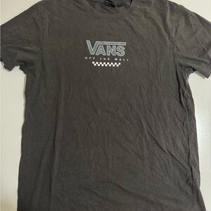 Vans Men's Charcoal Tee with Logo